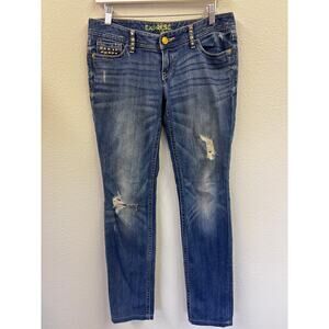 Vintage Express Jeans Womens 6 Stud Embellishment